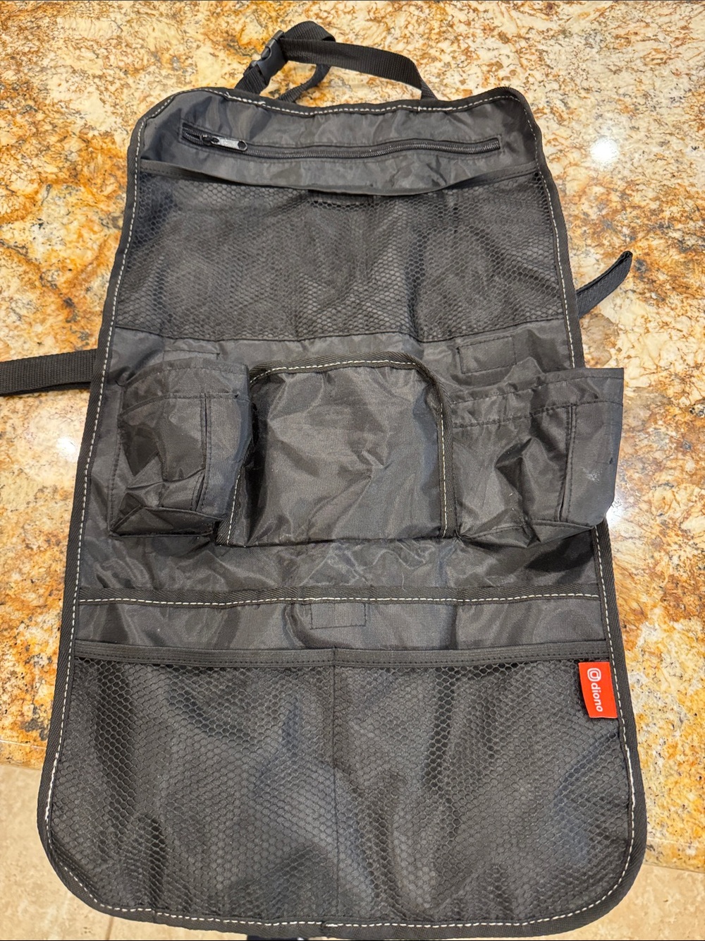Over the car seat organizer